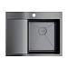 Кухонная мойка Omoikiri Akisame 65-GM-R 4973098 вороненая сталь