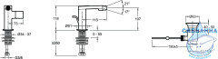 Смеситель для биде Jacob Delafon Composed E73075-CP ( с донным клапаном)