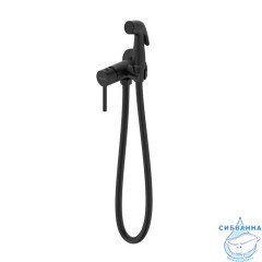 Встраиваемый смеситель с гигиеническим душем, черный матовый, Tidy, Milardo, 001BLR0M08