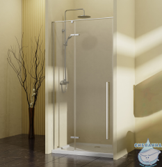 Дверь в нишу Vincea Slim-N 90 профиль хром, стекло прозрачное VDPH-5SN900CL