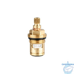 Кран-букса керамическая, 180°, 20 зубцов, G 1/2", M24, h=46 мм, IDDIS, 998CR461SM