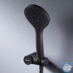 Лейка для душа AM.PM Gem F0119022 1 режим (черный матовый)