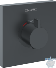 Встраиваемый смеситель для душа Hansgrohe Select Highflow 15760670 (черный матовый)