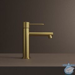 Смеситель для раковины Iddis Duna DUNMG00i01 (без донного клапана) (золото матовое)