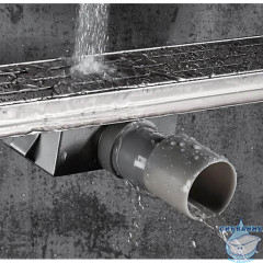 Дренажный трап для душа Gappo G86007-1 600 с решеткой (сатин)