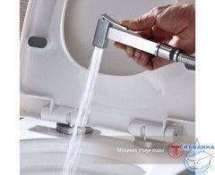 Встраиваемый смеситель Raglo R01.52 с гигиеническим душем (хром)