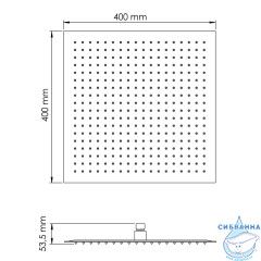 Верхняя душевая насадка A363