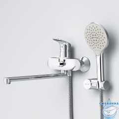 Смеситель для ванны Am.Pm Like F8095000 с душевым гарнитуром (хром)