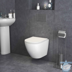 Инсталляция Loranto 4501 в комплекте с унитазом Grossman GR-4455SQ c сиденьем Soft close (микролифт) 