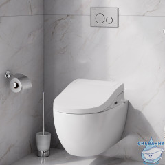 Унитаз подвесной AM.PM Awe с электронной крышкой-биде CleanCare C111739SC