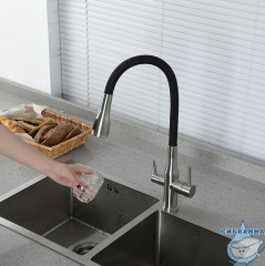 Смеситель для кухни Gappo G4399-65 (сатин)