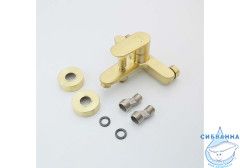 Смеситель для ванны Aquatek Ника AQ1840BG (золото шлифованное)