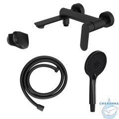 Смеситель для ванны Azario Alanti  AZ-K3032B (черный матовый)