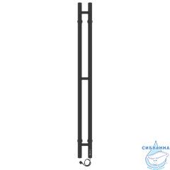 Полотенцесушитель электрический Laris Прайм 8х120 R (черный матовый)