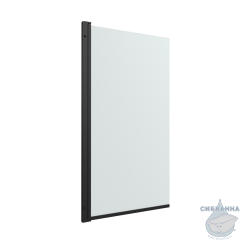 Шторка для ванны Тритон Соло-Квад 75х140 профиль черный, стекло прозрачное