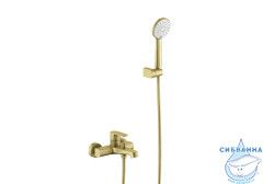 Смеситель для ванны Aquatek Оберон AQ1249BG (золото шлифованное)