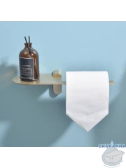 Держатель туалетной бумаги Raglo R300.03.03 (сатин золотой)