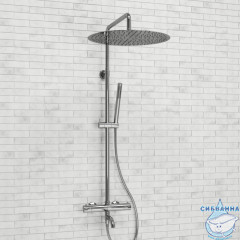 Душевая система Wasserkraft 400 1 режим A188.117.137.010.CH Thermo (хром)