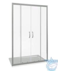 Дверь в нишу Bas Infinity WTW-TD-160-C-CH профиль хром, стекло прозрачное