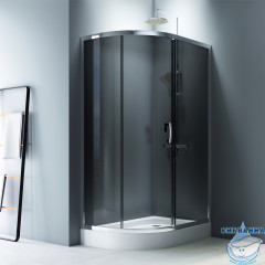 Душевое ограждение AM.PM Like Solo Slide 120х80 W83G-302U120CG64 профиль хром, стекло тонированное (без поддона)