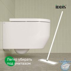 Унитаз подвесной безободковый, Эйгер Кью (Aiger Q), IDDIS, AIQRDSEi25