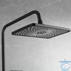 Душевая система Frap F2471-6 300 1 режим (черный матовый)