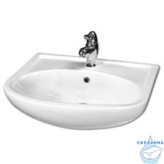 Тумба напольная 1Marka Уют 60Н (2 дверки) с раковиной Уют 60 белый