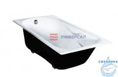 Чугунная ванна Универсал Сибирячка 150х75 с ножками