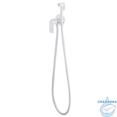 Встраиваемый смеситель с гигиеническим душем ABBER Weiss Insel AF8025W (белый)