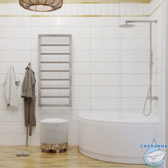 Акриловая ванна Тритон Троя 150х150 с каркасом