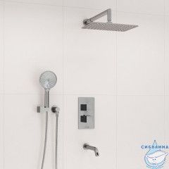 A171519  Встраиваемый комплект для ванны с верхней душевой насадкой, лейкой и изливом A171519 T