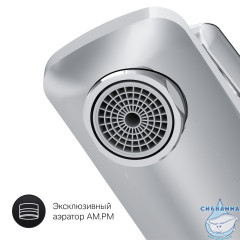 Смеситель для раковины AM.PM Gem F90A82100 (с донным клапаном) (хром)