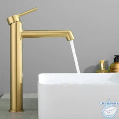 Смеситель для раковины Calypso CS1520-3 (сатин золотой)