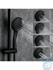 Душевая система Frap F2429 200 1 режим (черный)