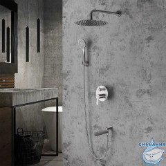 Душевая система Gappo G7199-30 300 1 режим (сатин)