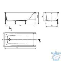 Акриловая ванна Roca Elba 170x75 248507000