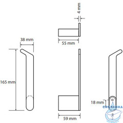 Держатель для туалетной бумаги Bemeta Organic 157112031