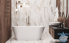 Ванна из литьевого мрамора Esse Luzon 159x63