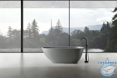 Ванна из искусственного камня ABBER Dortmund 170x75 AM9911MLG