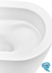 Унитаз подвесной безободковый TECEspring PRO S710001 с сиденьем Soft Close (микролифт)
