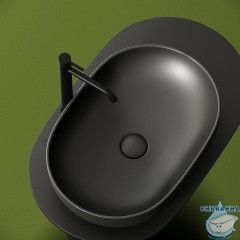  Раковина на столешницу 60 см Ceramicanova Element CN6047MDH (антрацит)