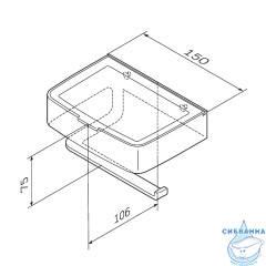 Держатель для туалетной бумаги Am.Pm Inspire 2.0  A50A341522