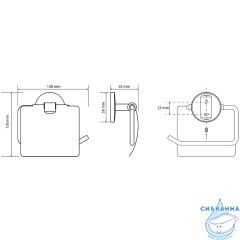 Держатель для туалетной бумаги Bemeta Nox 102512010