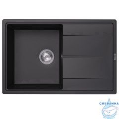 Кухонная мойка ABBER Quarz AQ2904B черная