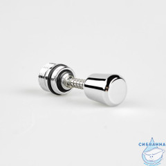 Дивертор для смесителя, латунь, h=70 мм, вытяжной, хром, IDDIS, 997B0270SM