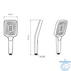 Душевая система Vincea 320 1 режим VSFW-4211BG (брашированное золото)