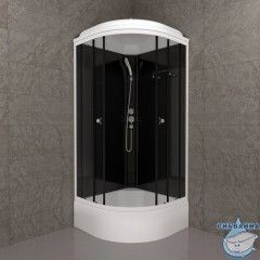 Душевая кабина Тритон Топ 90x90 В профиль белый, стекло прозрачное Щ0000065702