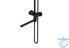 Душевая система Aquatek Ника 300 AQ2840MB (черный матовый)