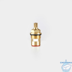 Кран-букса для смесителя, керамика, 180°, 20 зубцов, G1/2", М24, h=46 мм, правая, IDDIS, 998CR461SMH