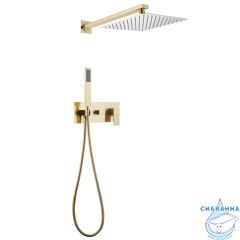 Душевая система Abber Daheim 250 1 режим AF8218G (золото матовое)